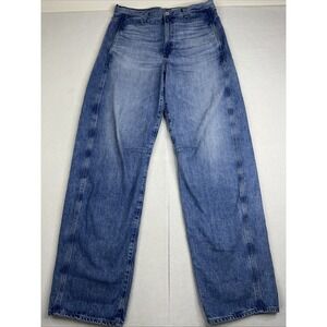 AG Jeans Mercer High-Rise Cuffed Barrel Jeans Women's Size 29